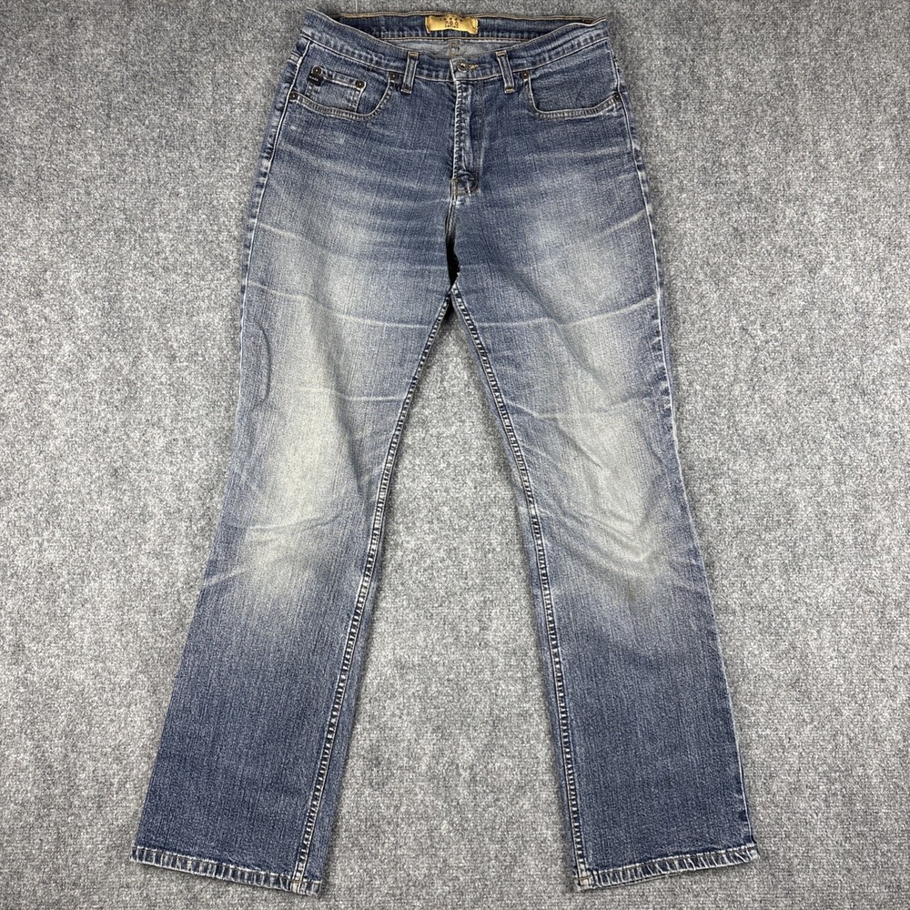 Vintage 90s Ikeda 700 Series Men's Jeans 33x32 Made In Canada Blue Denim